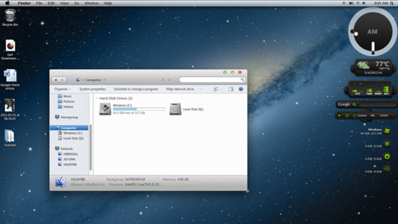 mac os x mountain lion theme for windows 7 download